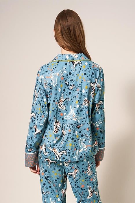 NINA PJ SHIRT BLUE 2