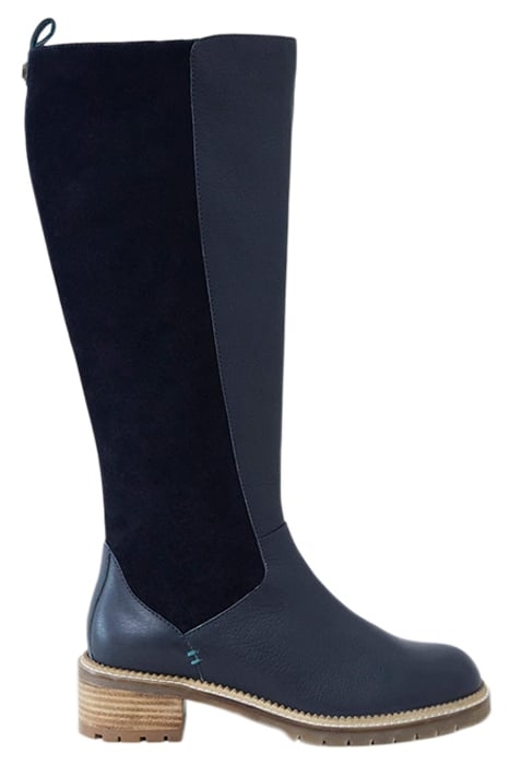 SERENA LEATHER KNEE HIGH BOOT DARK NAVY 1