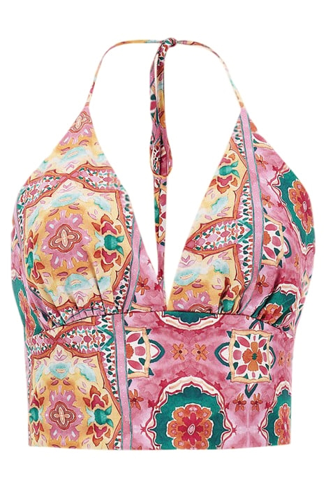 MARCIANO BY GUESS BABYLON SCARF TOP BLANKET PRINT 4