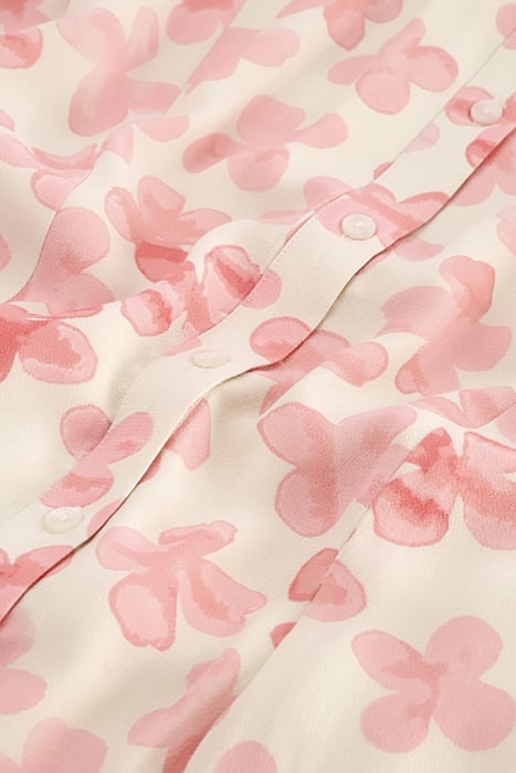 GIRLFRIEND BUTTERFLY DRESS CREAM WHITE/PINK GRA 4