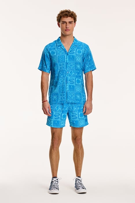 MEN SHORTSLEEVE MYTHOS TILE SKYDIVE BLUE 3