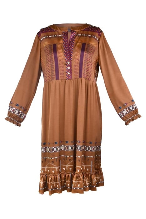 DRESS MALTA COGNAC CAMEL 1