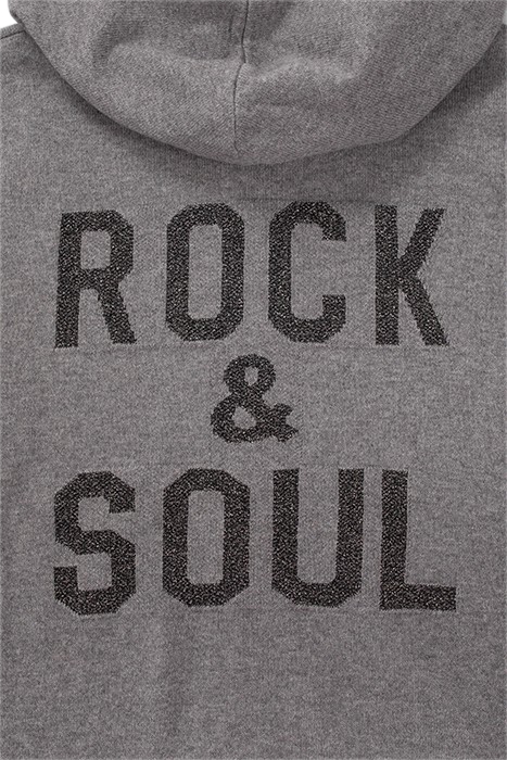 GREY KNIT CARDIGAN, JACQUARD SLOGAN FRONT & BACK 8