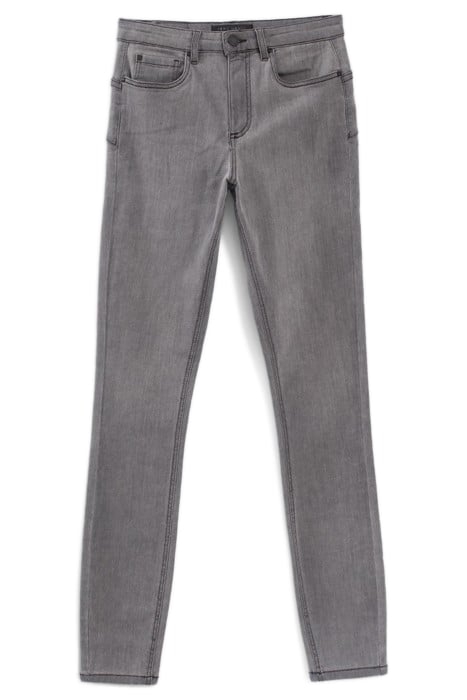 GREY HIGH-WAIST SCULPT-UP SLIM JEANS 4