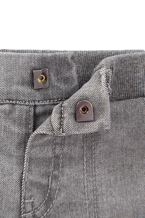 BABY BOYS’ GREY COMBAT JEANS WITH RIBBED WAISTBAND 6