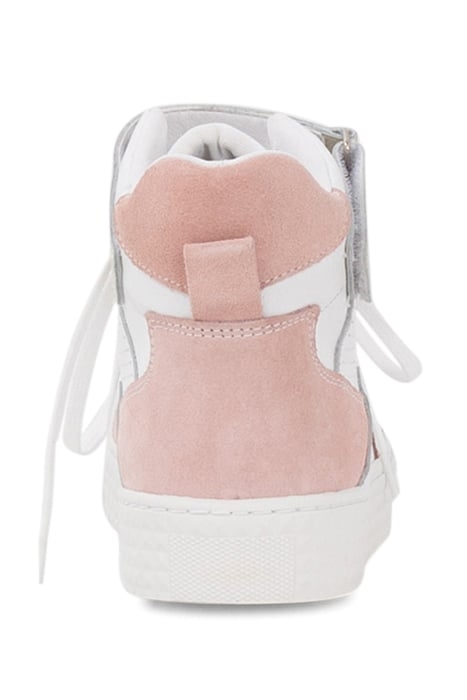 PINK, WHITE, BEIGE HIGH-TOP TRAINERS 4