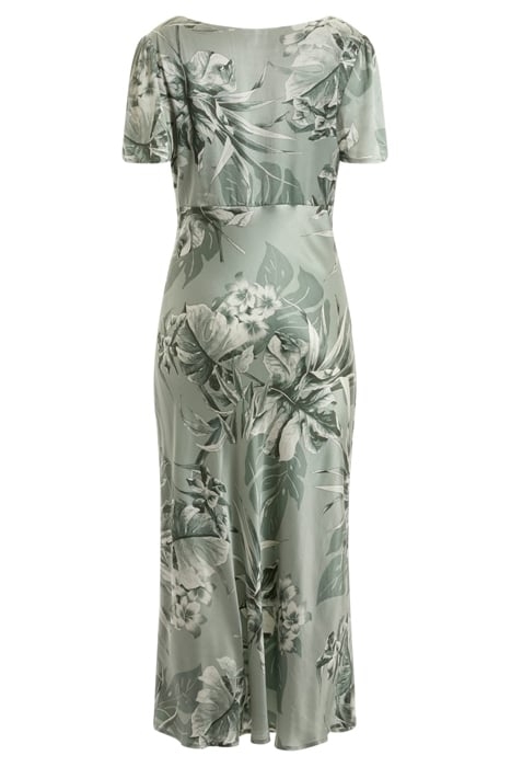 GUESS ECO SS LINDA BOWED SATIN DUSTY FERN JUNGLE PR 2