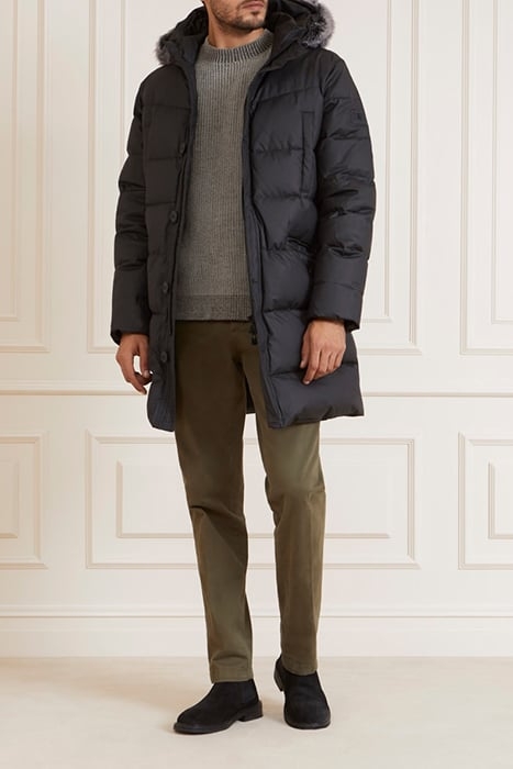 GUESS ECO REAL DOWN LONG JACKE JET BLACK A996 5