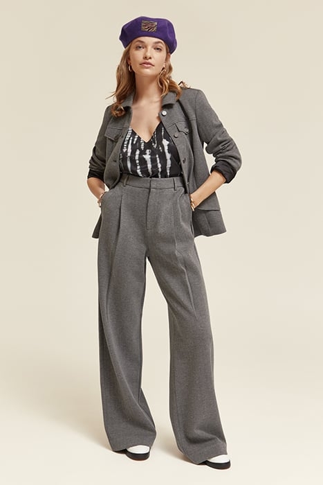 JERSEY TAILORED BLAZER CHARCOAL MELANGE 2