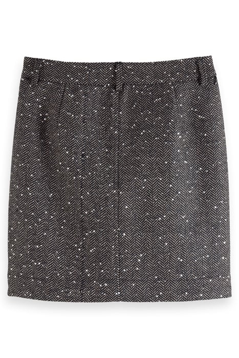 HERRINGBONE SEQUIN MINI SKIRT SEQUIN HERRINGBONE 2