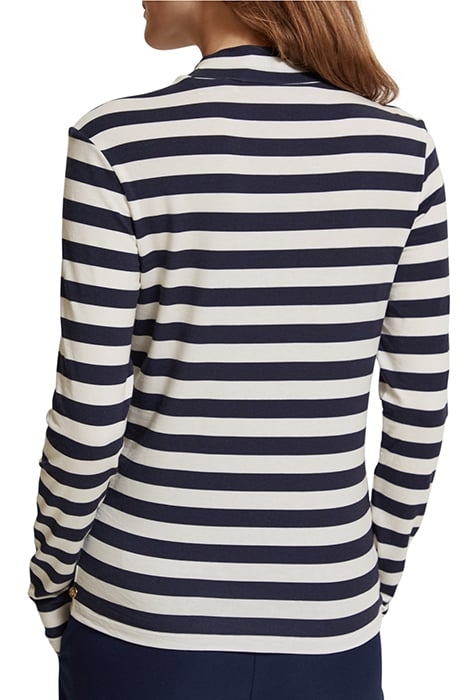 ALL OVER PRINTED LONG SLEEVED T-SHIRT BRETON STRIPE 2