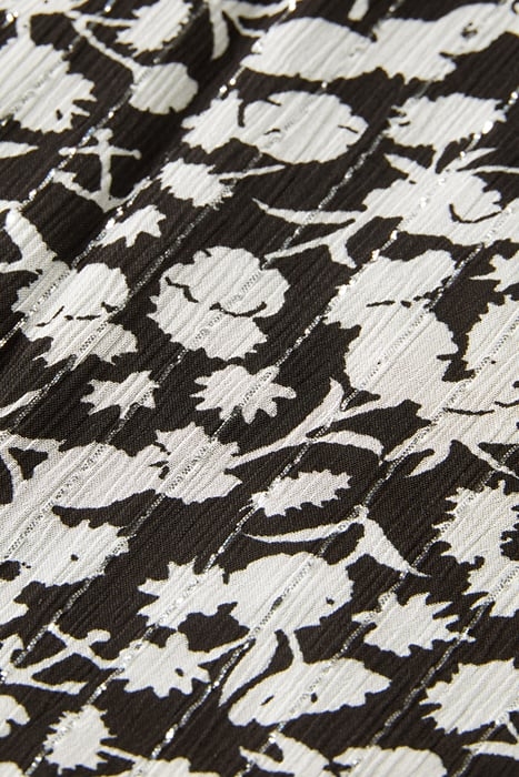 MIDI DRESS WITH DRAPED KNOT DETAIL ANCHOR FLORAL 8