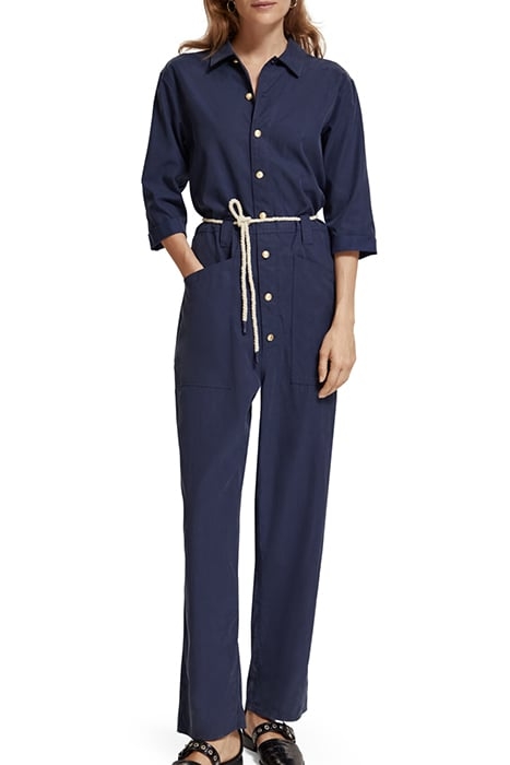 ALL IN ONE WITH CONTRAST STITCHING NAVY BLUE 1