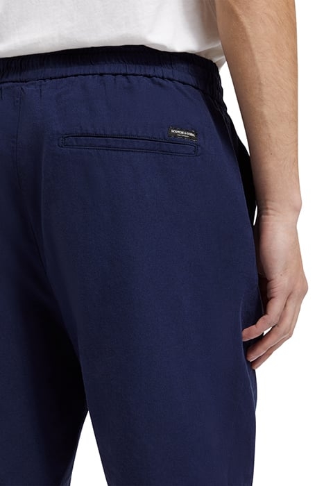 FAVE- COTTON/LINEN TWILL BERMU NAVY 7