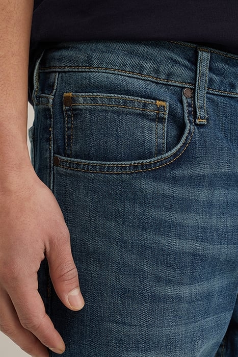 5-POCKET MID WAIST BLUE 6