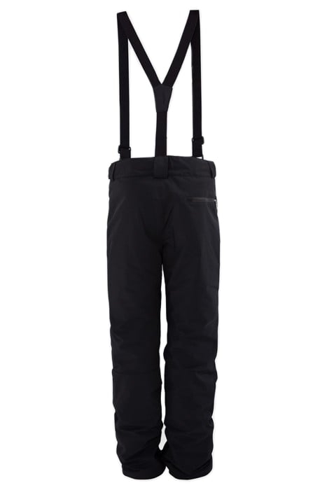 BLACK IKKS X DUVILLARD SKI TROUSERS & BRACES BLACK 3