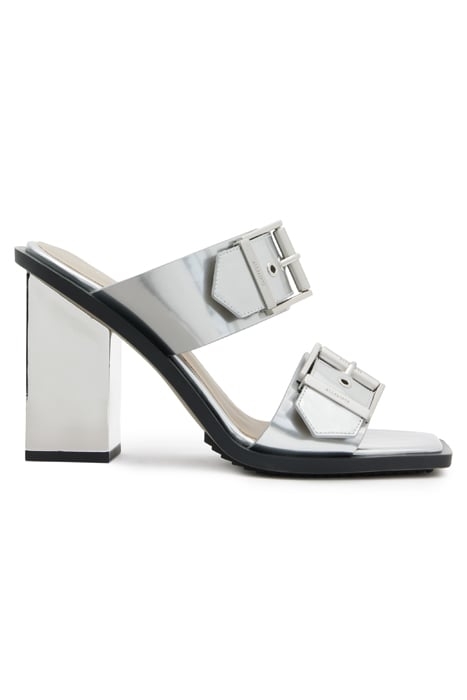 CAMILLE MULE METALLIC SILVER 1