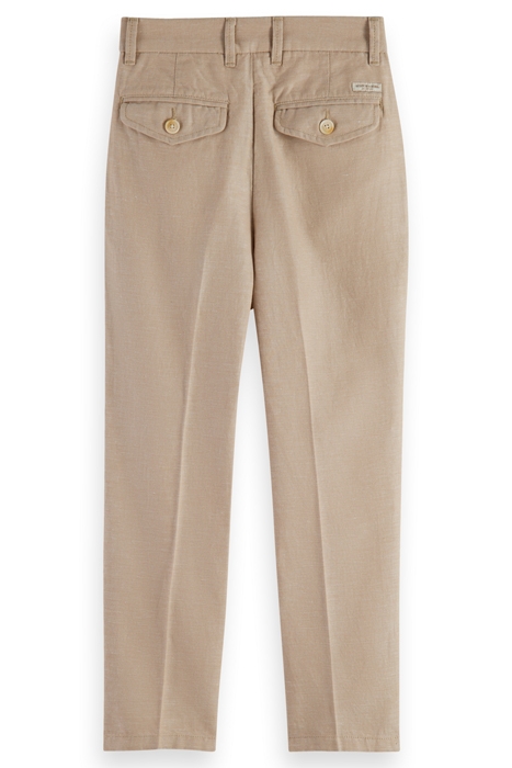 LOOSE-TAPERED-FIT - COTTON LINEN TWILL JOGGER SEASTONE 2