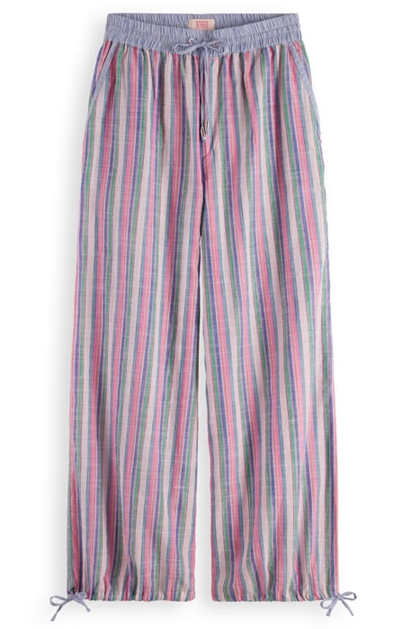 MULTICOLOUR LUREX STRIPE PULL-ON BEACH PANT BEACH STRIPE 4