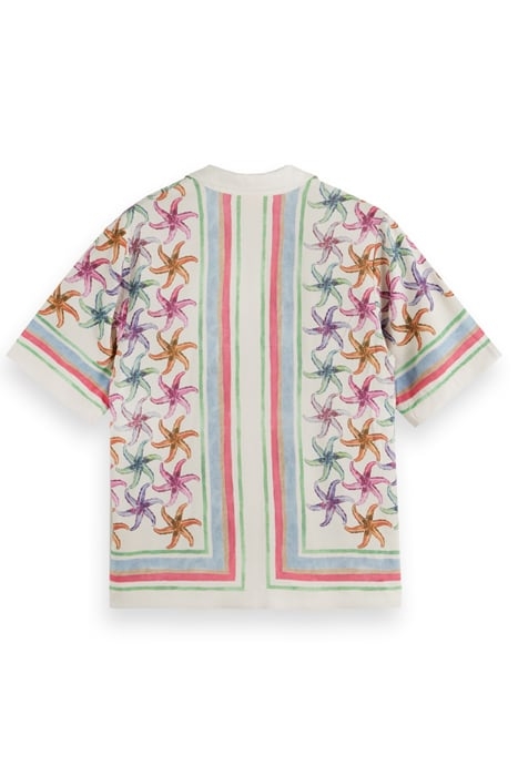 SHORT SLEEVE SHIRT WITH BANDANA PRINT SOFT ICE 2