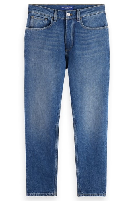 THE DROP REGULAR TAPER JEANS DEEP BLUE 1