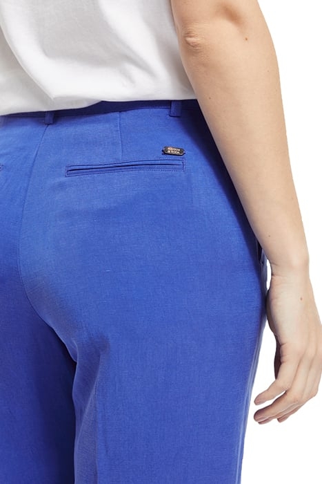 EDIE - HIGH RISE WIDE LEG TROUSERS ELECTRIC BLUE 7