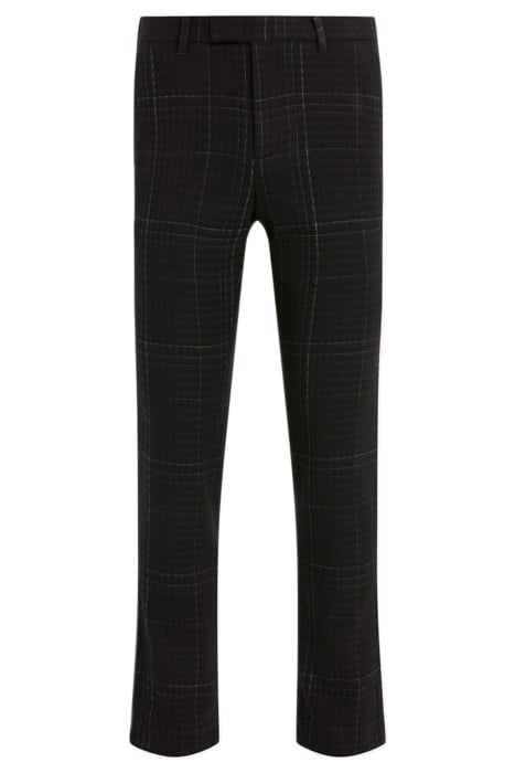 SLIM FIT PANTS WITH WELT HIP POCKET AND BLACK 2