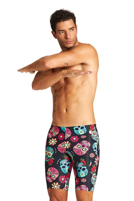 M CRAZY SKULLS CARNIVAL JAMMER BLACK MULTI 1