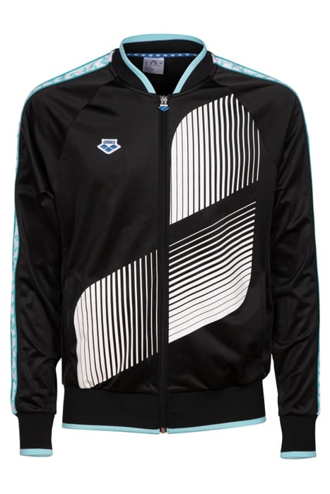 RELAX IV TEAM JACKET LOGO BLACK-WHITE-BLUE DIAMOND 6