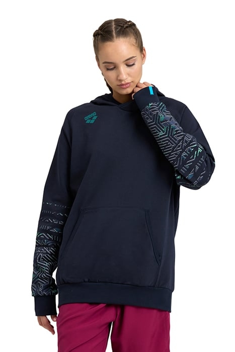 HOODED SWEAT LOGO NAVY-KIKKO PRO NAVY 4