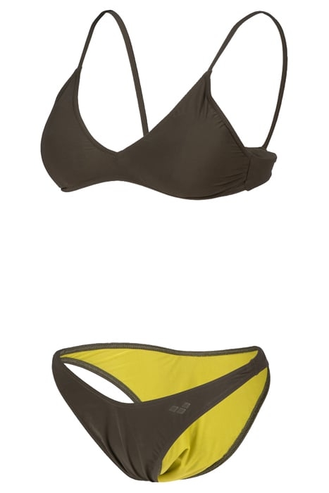 WOMEN'S ARENA SOLID BIKINI TRIANGLE DARK OLIVE 6