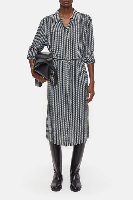 GATHERED DRESS INDUSTRIAL GREEN 1