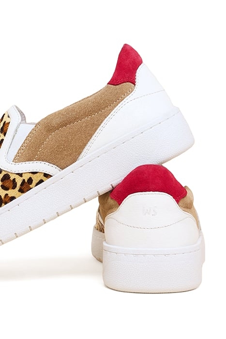 PRIMROSE LEATHER PRINTED SLIP ON TAN PRINTED 4