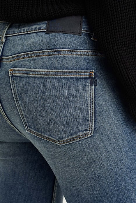 5-POCKET MID WAIST DARK BLUE 5