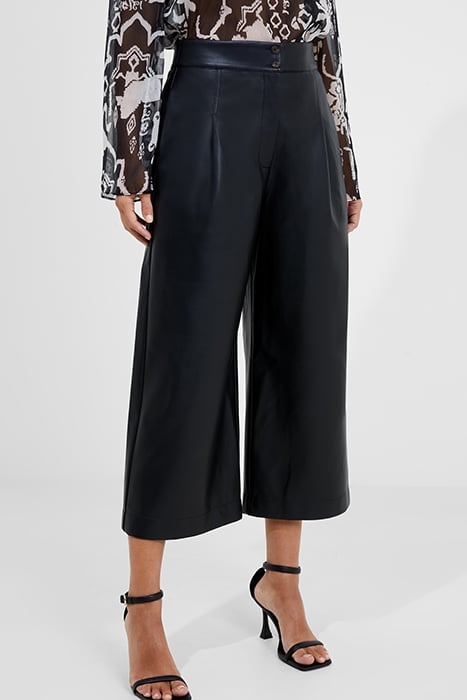 CROLENDA PU CROPPED TROUSERS BLACK 5