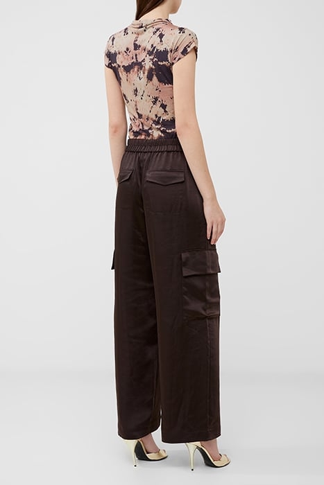 CHLOETTA CARGO TROUSER BROWN 3