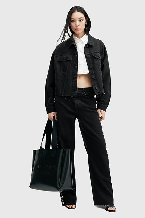 PIPER STUD SHACKET BLACK 3