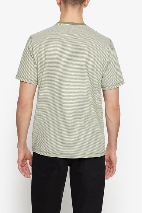 LUKESI PRINT STRIPE TEE OLIVE GARDEN 2