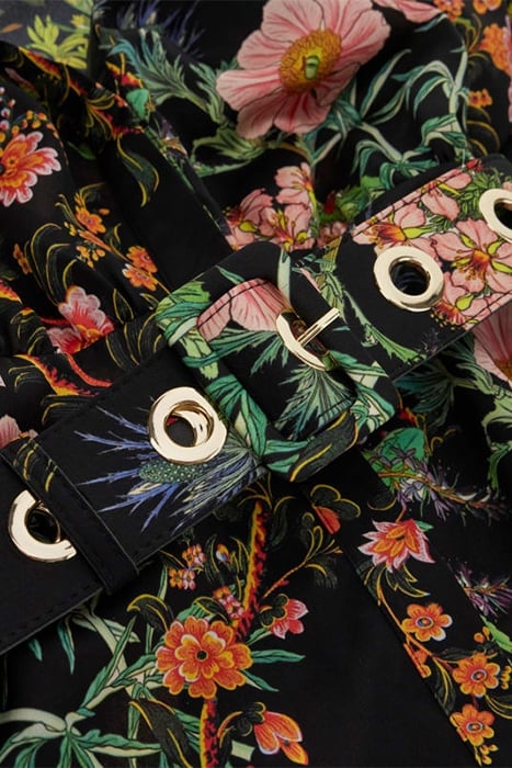 MARCIANO BY GUESS BLAIR DRESS BLACK BEAUTY PRINT 8