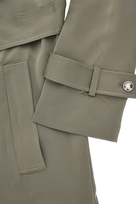 GUESS ECO MICOLE SATIN TRENCH MOSSY GREEN 7