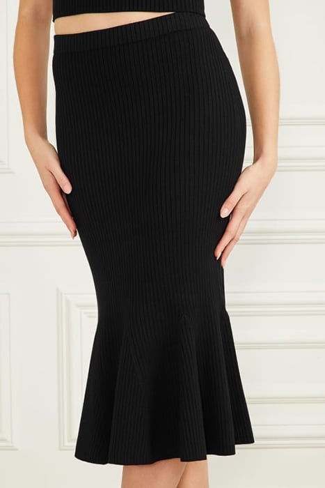 YOHANA SKIRT SWEATER JET BLACK 7