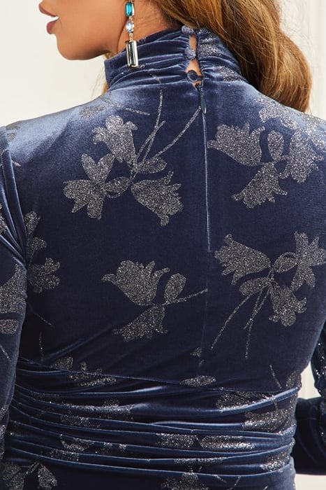 MARCIANO BY GUESS ANGELICA TABITHA MAX SECRET BLUE MAXI DRES 5