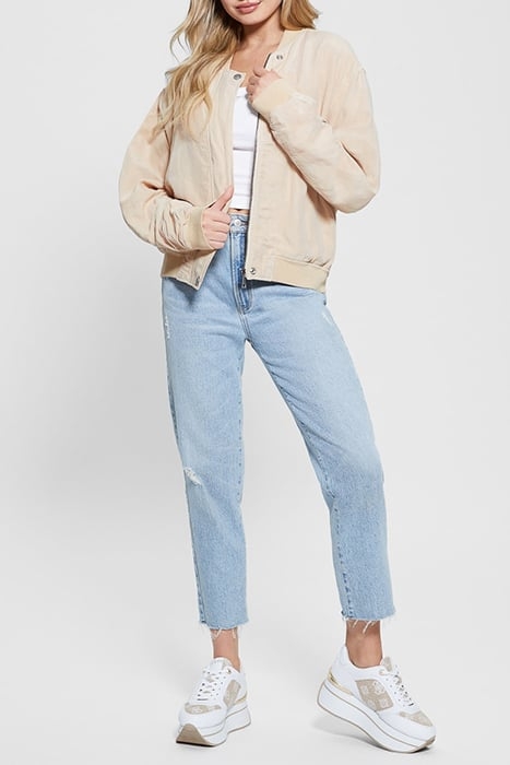 GUESS ECO LS ODESSA FLIGHT JACKET CALM SANDS MULTI 3