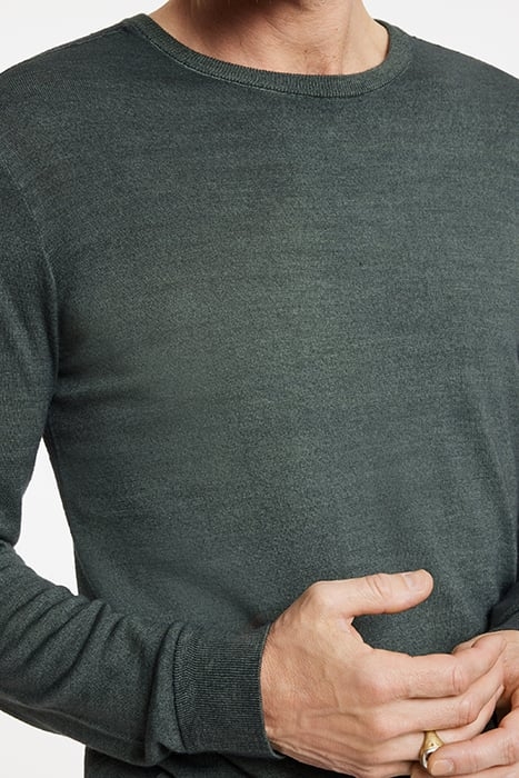 CHASE LS MAGIC WASH CREW DEEP OLIVE 3