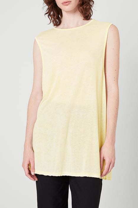 ROUND COLLAR MID-LENGTH TANK TOP CITRONNADE VINTAGE 1