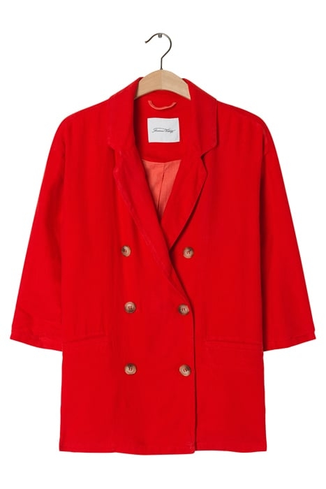 7/8 SLEEVES STRAIGHT BLAZER PIMENT 4