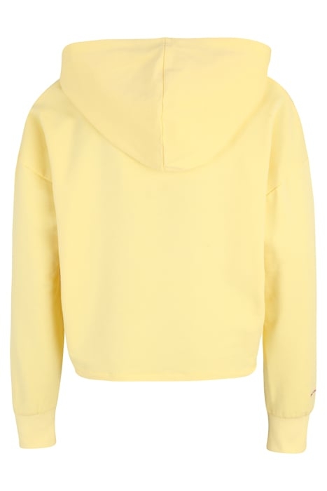 BURGHAUN CROPPED HOODY PALE BANANA 2
