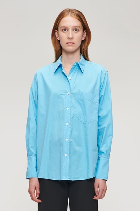 ORG COTTON BOYS SHIRT SKY BLUE 1