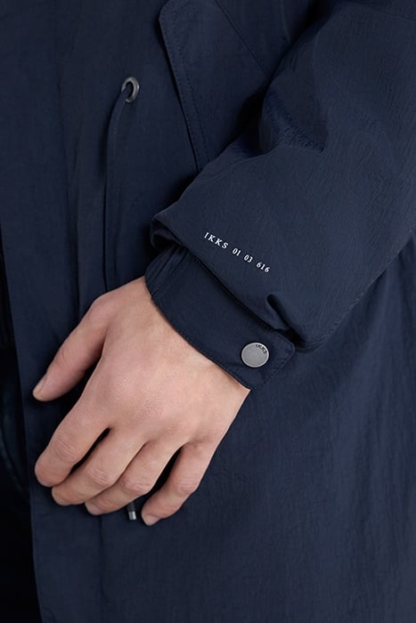 NAVY NYLON PARACHUTE-STYLE 2-IN-1 PARKA 7