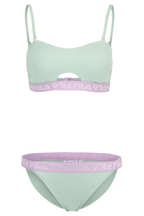 SANMING BANDEAU BIKINI SILT GREEN 4